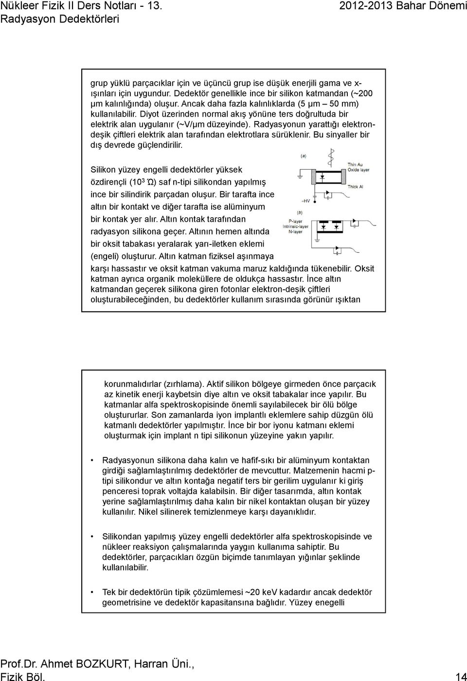 Radyasyonun yarattığı elektrondeşik çiftleri elektrik alan tarafından elektrotlara sürüklenir. Bu sinyaller bir dış devrede güçlendirilir.