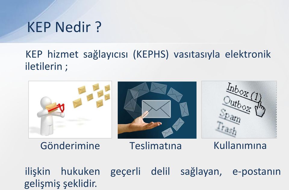 elektronik iletilerin ; Gönderimine