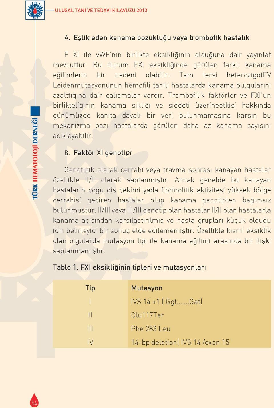 Tam tersi heterozigotfv Leidenmutasyonunun hemofili tanılı hastalarda kanama bulgularını azalttığına dair c alışmalar vardır.