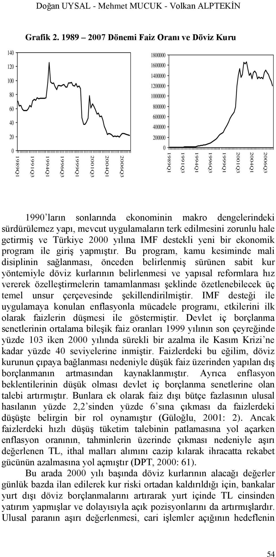 yapı, mevcu uygulamaların erk edlmesn zorunlu hale germģ ve Türkye 2000 yılına IMF desekl yen br ekonomk program le grģ yapmıģır.