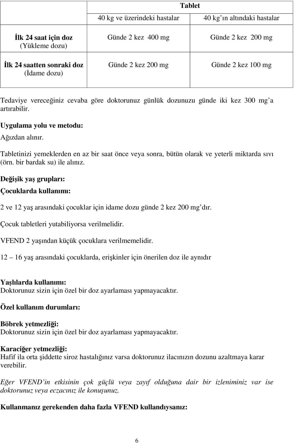 Tabletinizi yemeklerden en az bir saat önce veya sonra, bütün olarak ve yeterli miktarda sıvı (örn. bir bardak su) ile alınız.