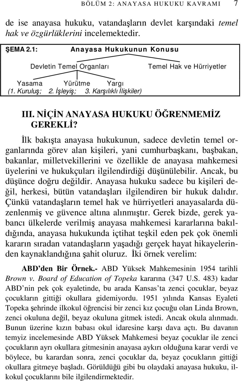 İlk bakışta anayasa hukukunun, sadece devletin temel organlarında görev alan kişileri, yani cumhurbaşkanı, başbakan, bakanlar, milletvekillerini ve özellikle de anayasa mahkemesi üyelerini ve