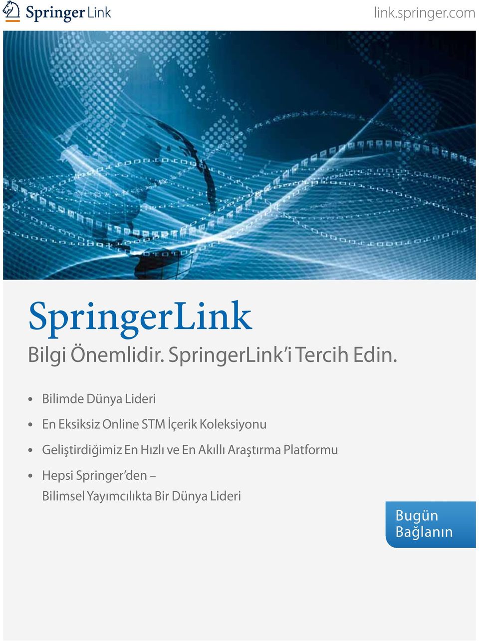 Springer den En Eksiksiz Online STM İçerik Koleksiyonu