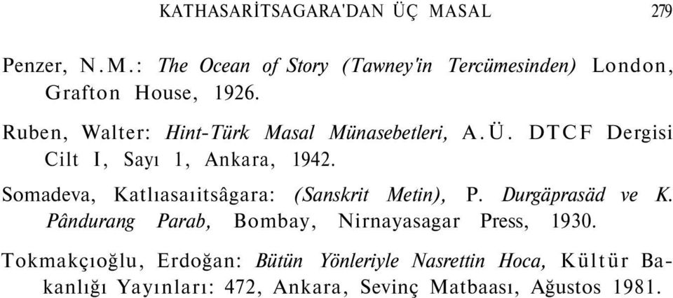 Somadeva, Katlıasaıitsâgara: (Sanskrit Metin), P. Durgäprasäd ve K.