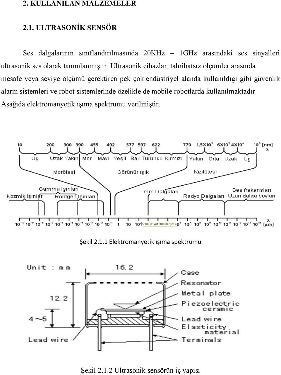 Ultrasonik cihazlar, tahribatsız ölçümler arasında mesafe veya seviye ölçümü gerektiren pek çok endüstriyel alanda kullanıldıgı