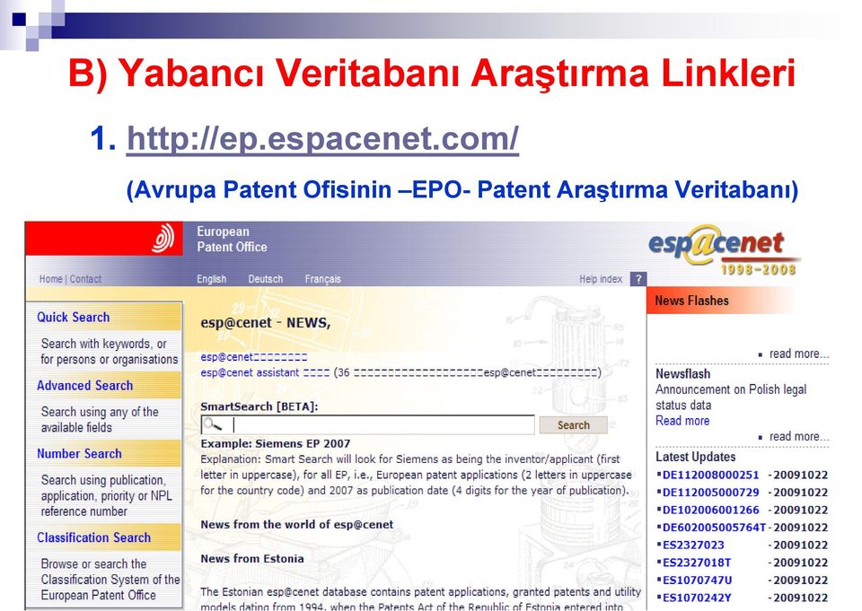 com/ (Avrupa Patent Ofisinin