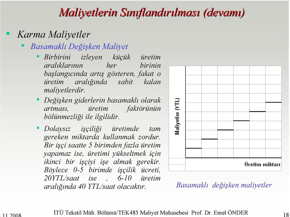 Dolaysız işçiliği üretimde tam gereken miktarda kullanmak zordur.