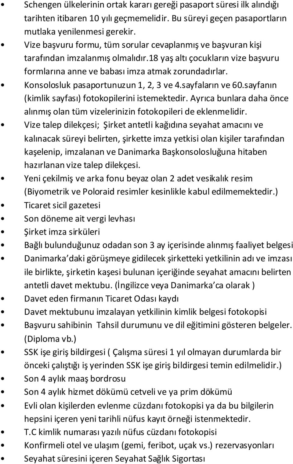 Başkonsolosluğuna hitaben hazırlanan vize talep dilekçesi.