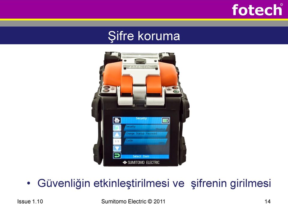 şifrenin girilmesi Issue