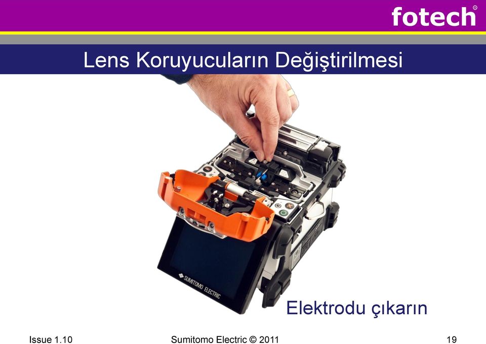 Elektrodu çıkarın