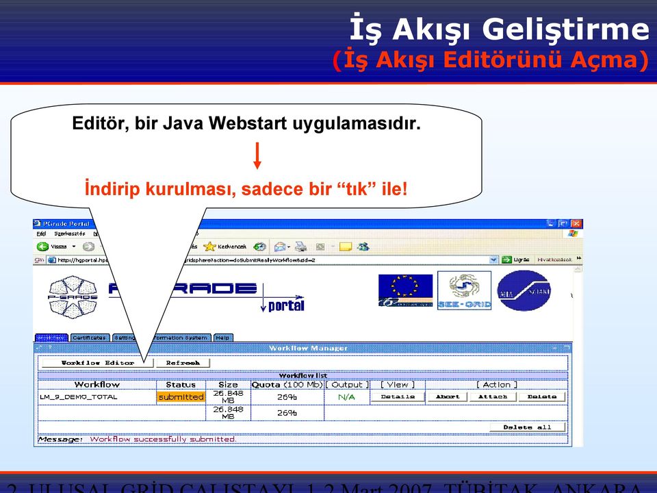 Java Webstart uygulamasıdır.