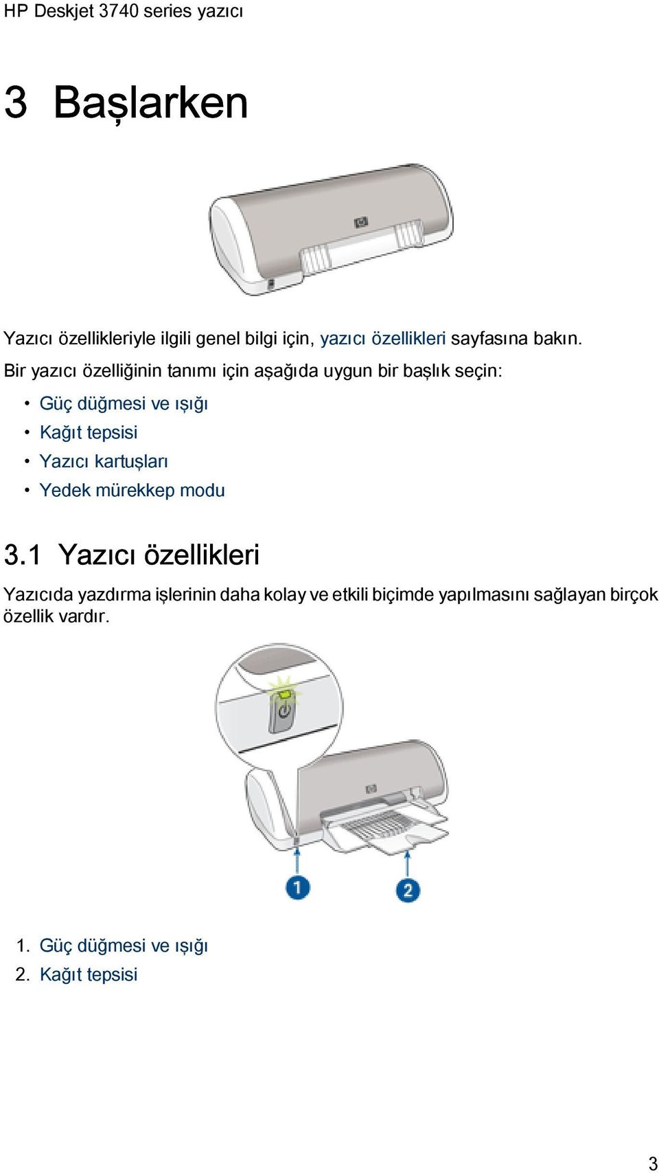 tepsisi Yazıcı kartuşları Yedek mürekkep modu 3.