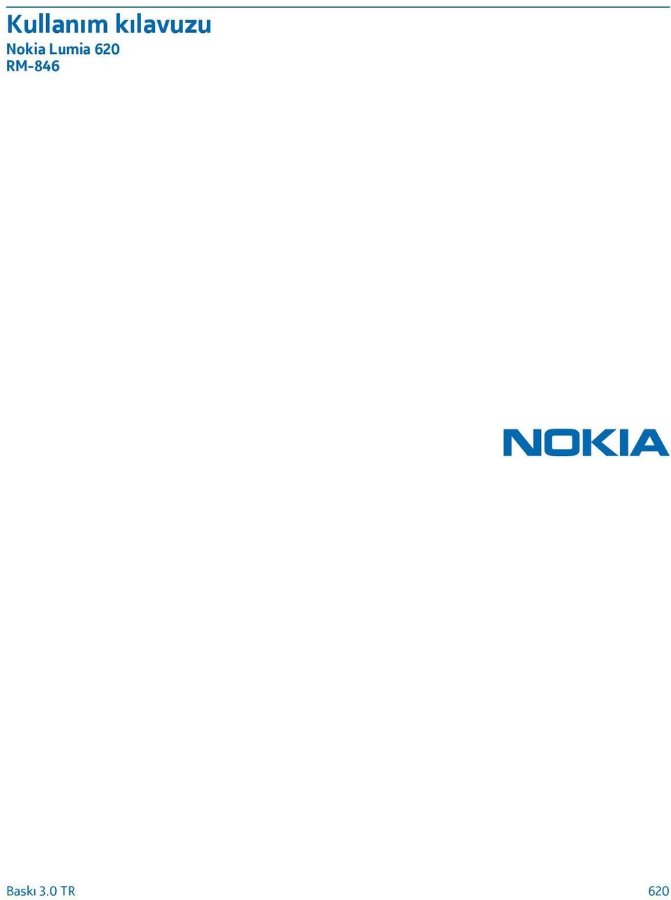 Kullanım kılavuzu Nokia Lumia 620 RM PDF Ücretsiz indirin