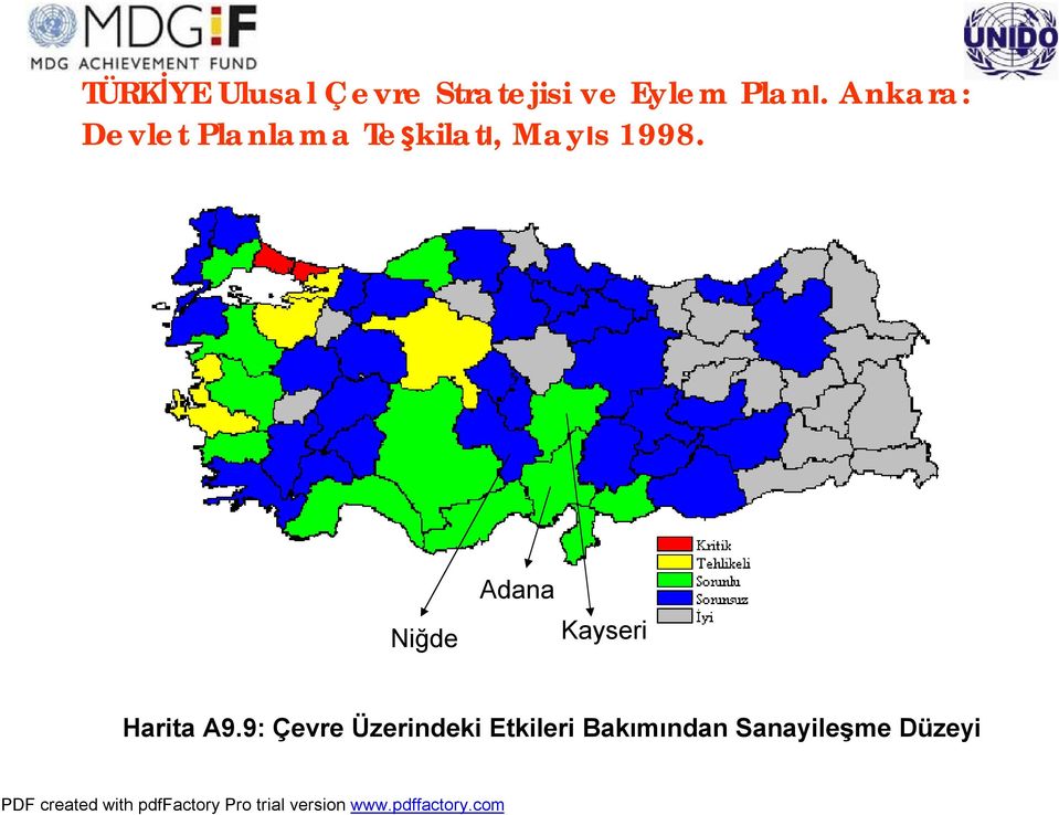 Ankara: Devlet Planlama Teşkilatı, Mayıs 1998.