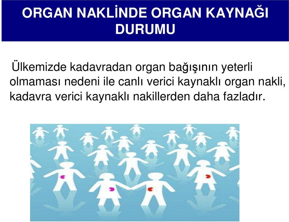 olmamas nedeni ile canl verici kaynakl organ