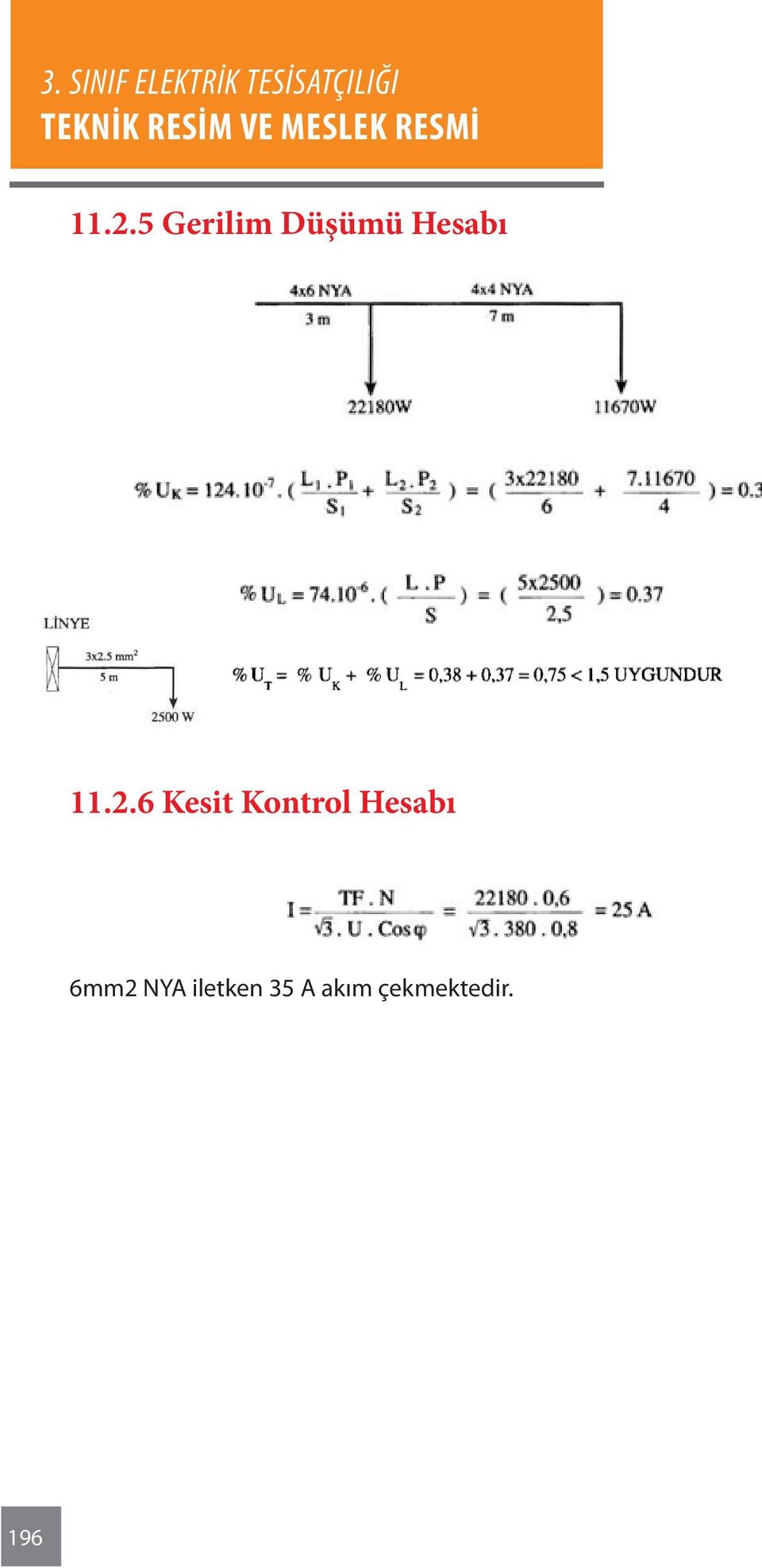 6 Kesit Kontrol Hesabı