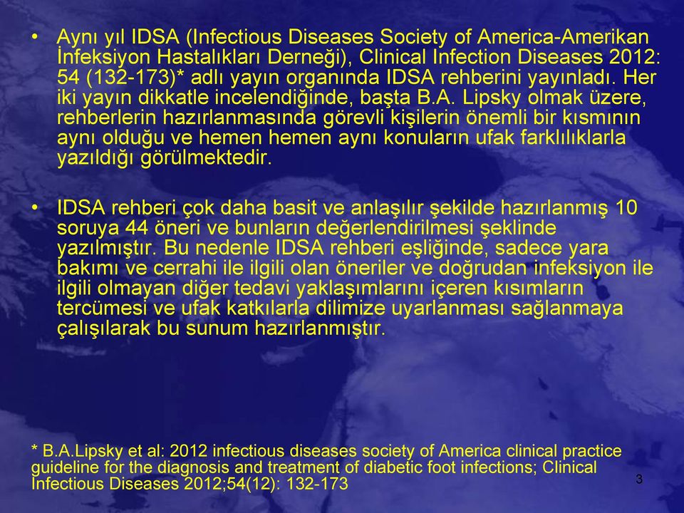 Lipsky olmak üzere, rehberlerin hazırlanmasında görevli kişilerin önemli bir kısmının aynı olduğu ve hemen hemen aynı konuların ufak farklılıklarla yazıldığı görülmektedir.