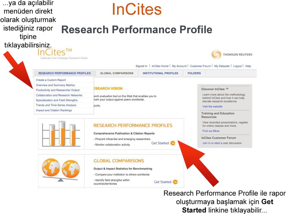 InCites Research Performance Profile Research Performance