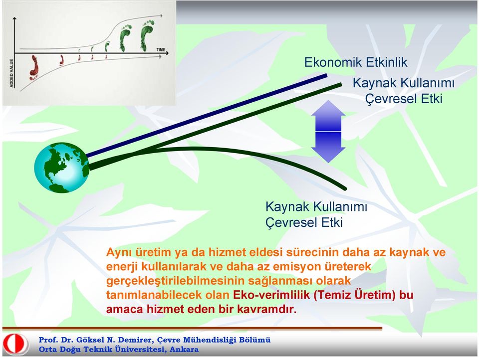 ve daha az emisyon üreterek gerçekleştirilebilmesinin sağlanması olarak