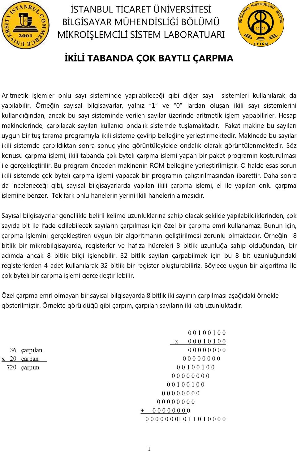 Örneğin sayısal bilgisayarlar, yalnız 1 ve 0 lardan oluşan ikili sayı sistemlerini kullandığından, ancak bu sayı sisteminde verilen sayılar üzerinde aritmetik işlem yapabilirler.
