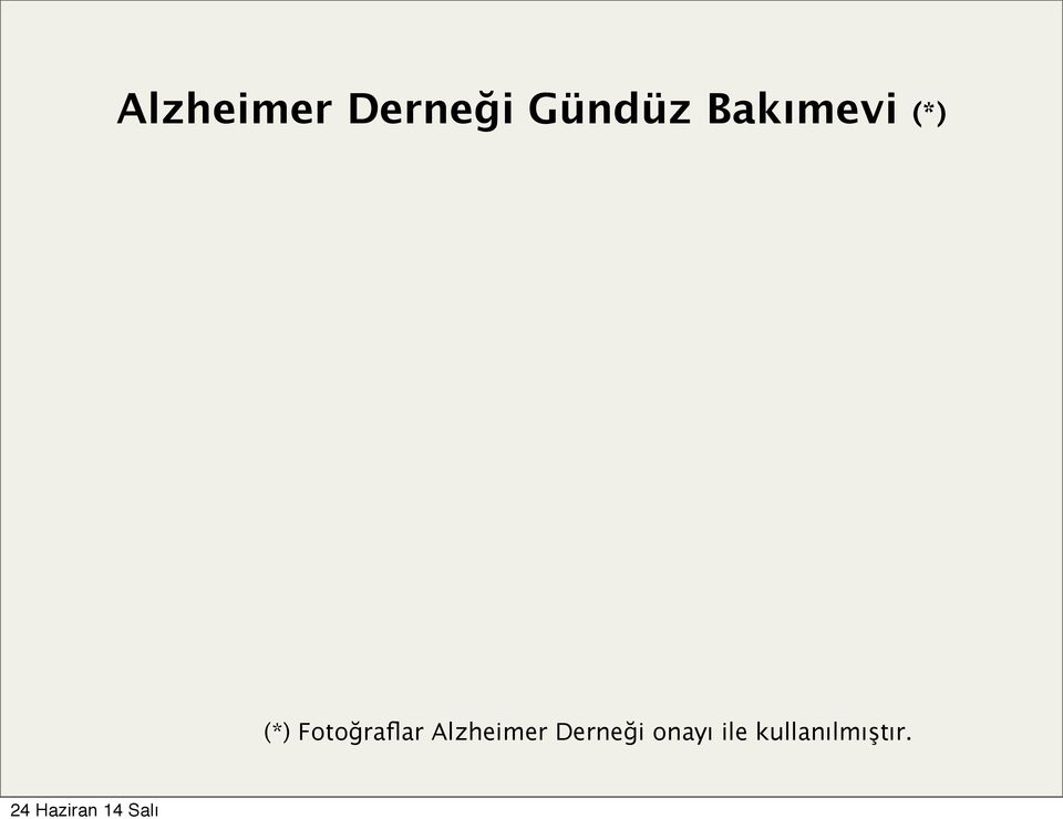 Fotoğraflar Alzheimer