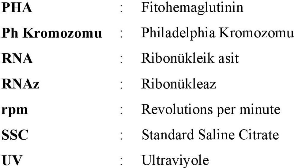 asit RNAz : Ribonükleaz rpm : Revolutions