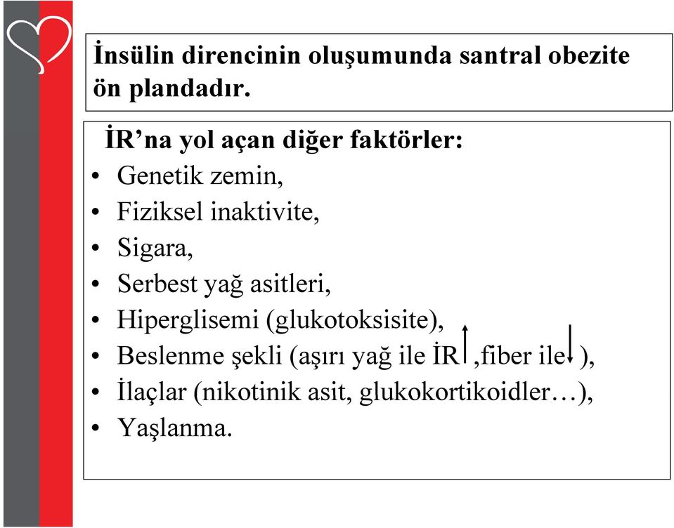 Sigara, Serbest yağ asitleri, Hiperglisemi (glukotoksisite), Beslenme