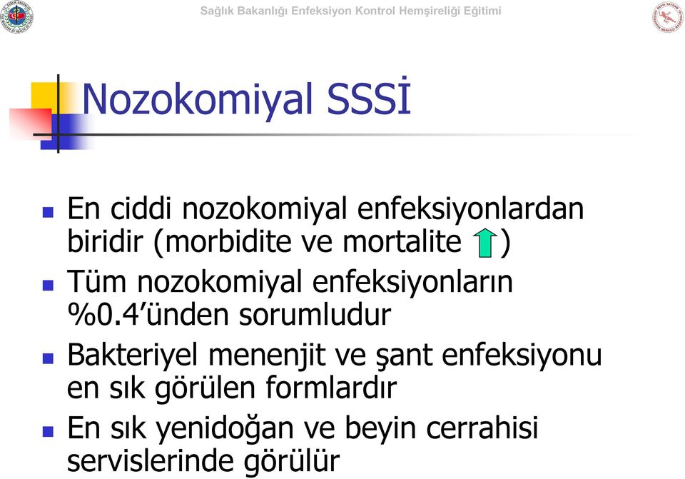 4 ünden sorumludur Bakteriyel menenjit ve şant enfeksiyonu en sık