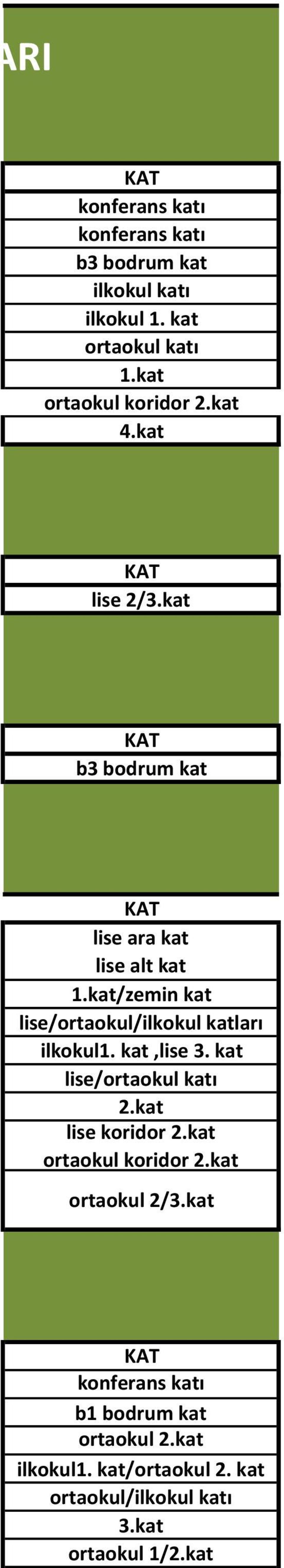 kat,lise 3. kat lise/ortaokul katı 2.kat lise koridor 2.kat ortaokul koridor 2.kat ortaokul 2/3.