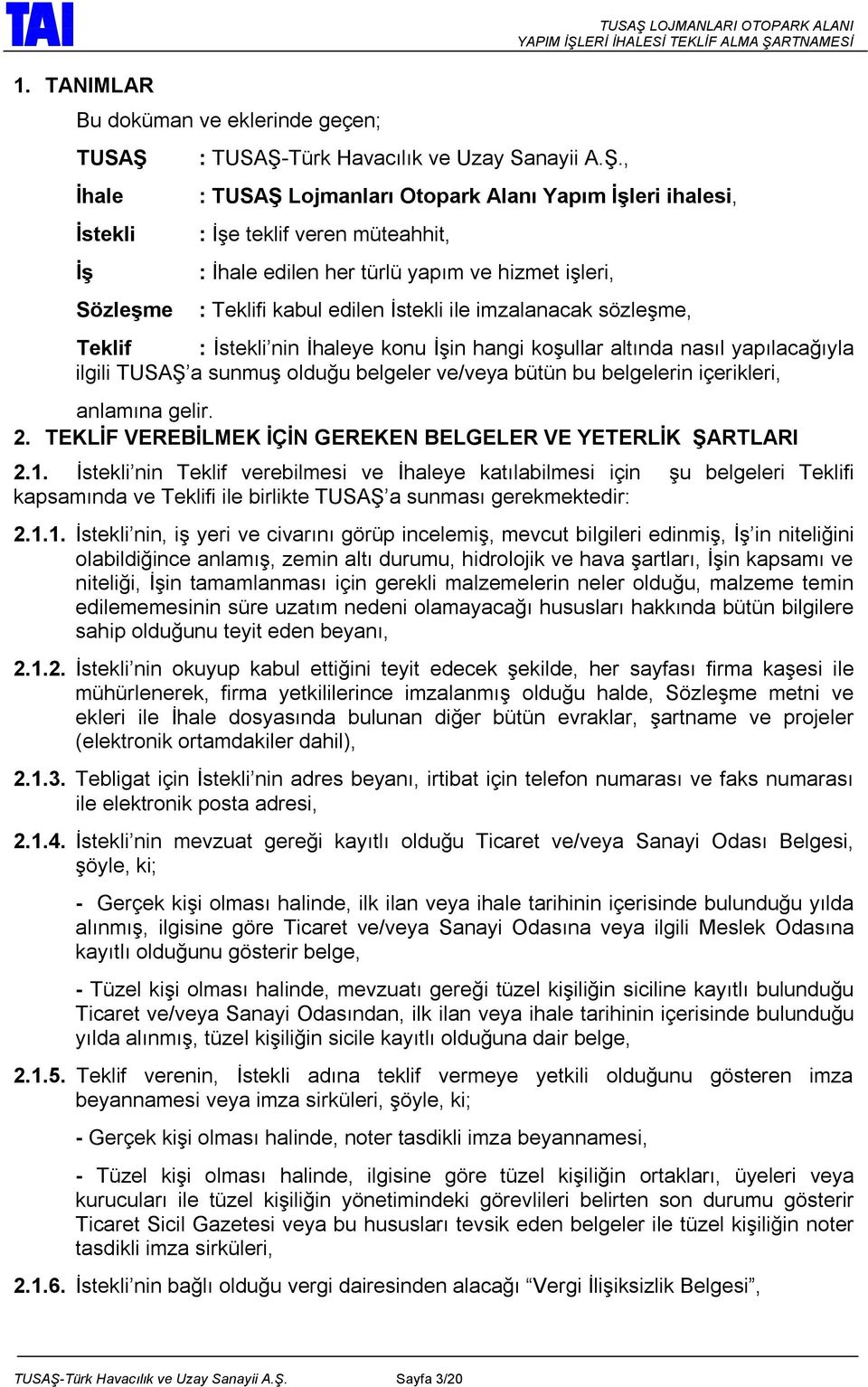 Türk Havacılık ve Uzay Sanayii A.Ş.