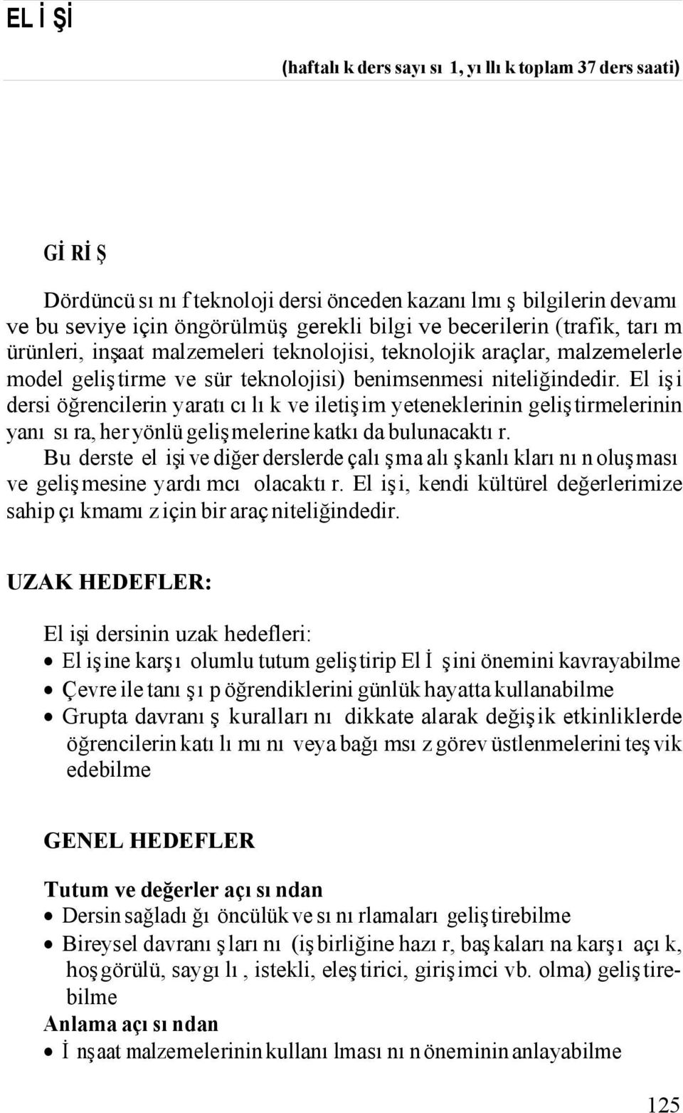 El işi dersi öğrencilerin yaratıcılık ve iletişim yeteneklerinin geliştirmelerinin yanı sıra, her yönlü gelişmelerine katkıda bulunacaktır.