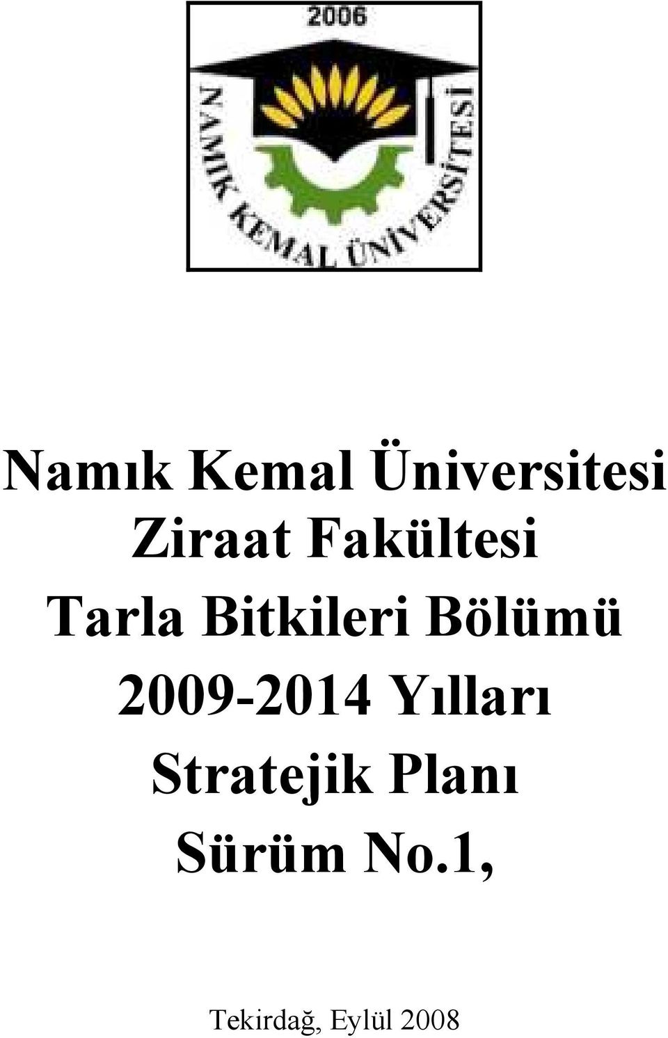 2009-2014 Yılları Stratejik