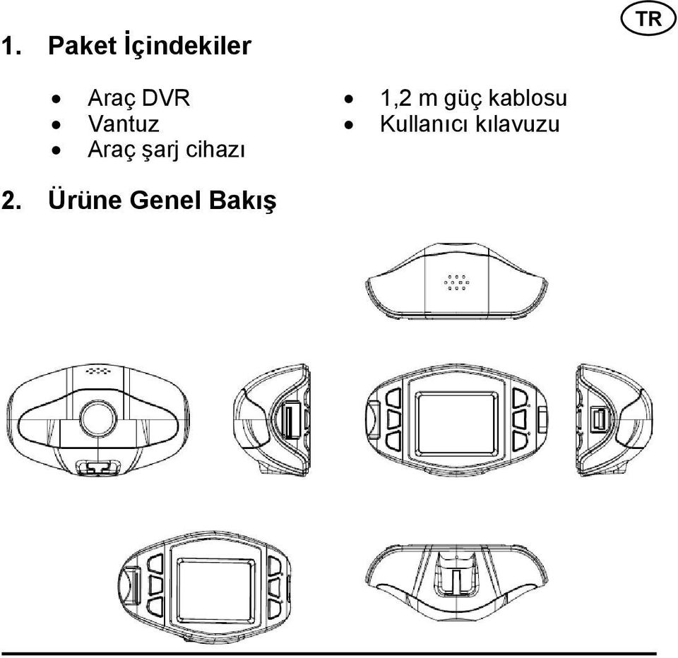 Kullanıcı kılavuzu Araç şarj