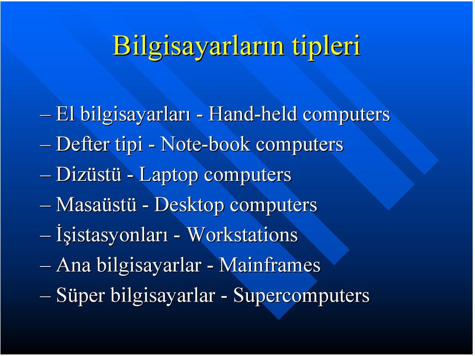 computers Masaüstü - Desktop computers İşistasyonları -