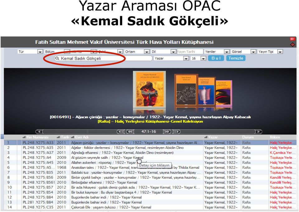 Gökçeli» Yazar