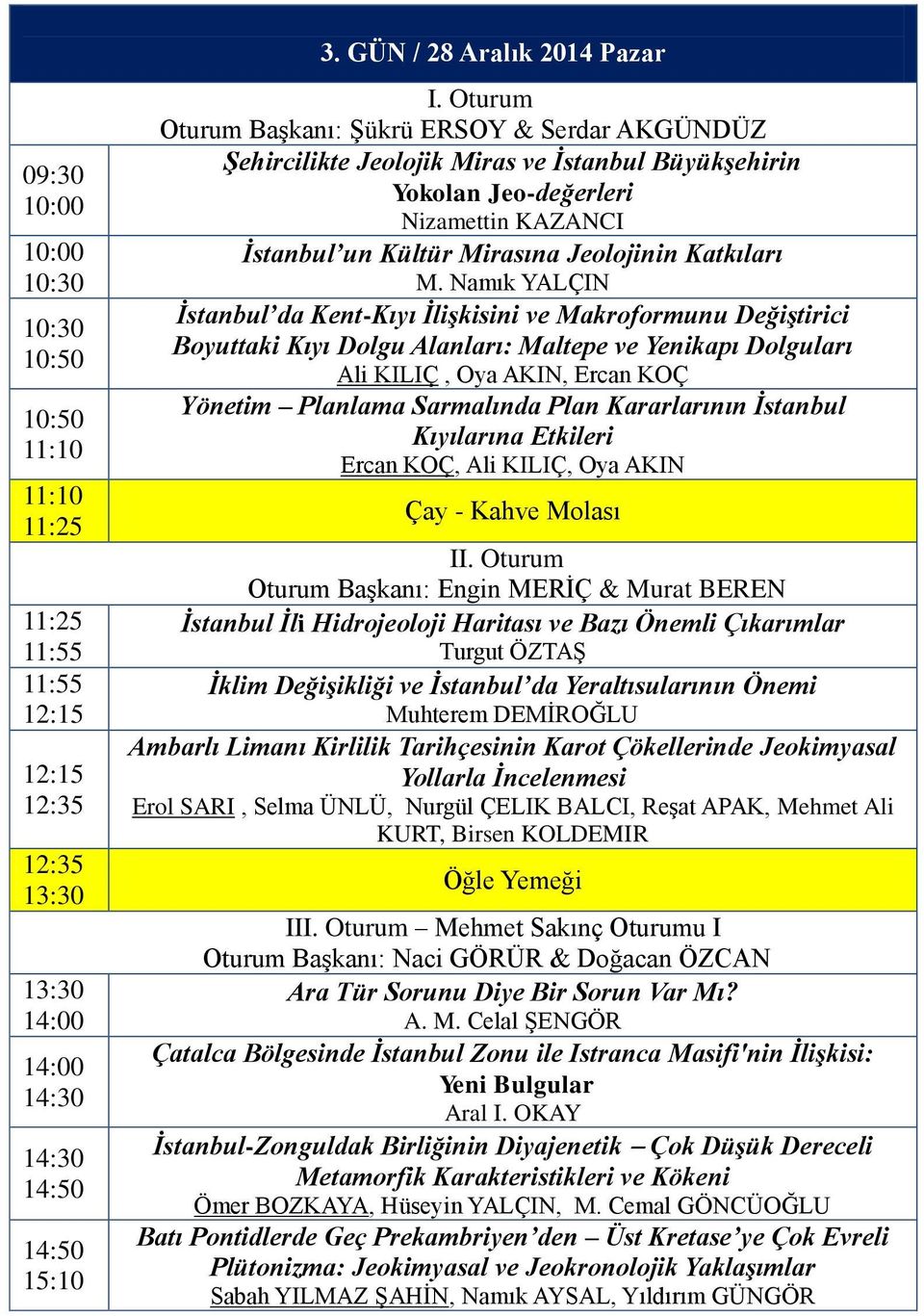 Namık YALÇIN İstanbul da Kent-Kıyı İlişkisini ve Makroformunu Değiştirici Boyuttaki Kıyı Dolgu Alanları: Maltepe ve Yenikapı Dolguları Ali KILIÇ, Oya AKIN, Ercan KOÇ Yönetim Planlama Sarmalında Plan