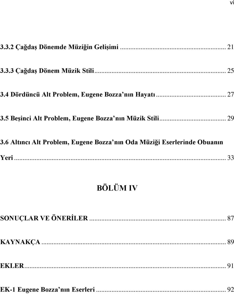 5 Beşinci Alt Problem, Eugene Bozza nın Müzik Stili... 29 3.