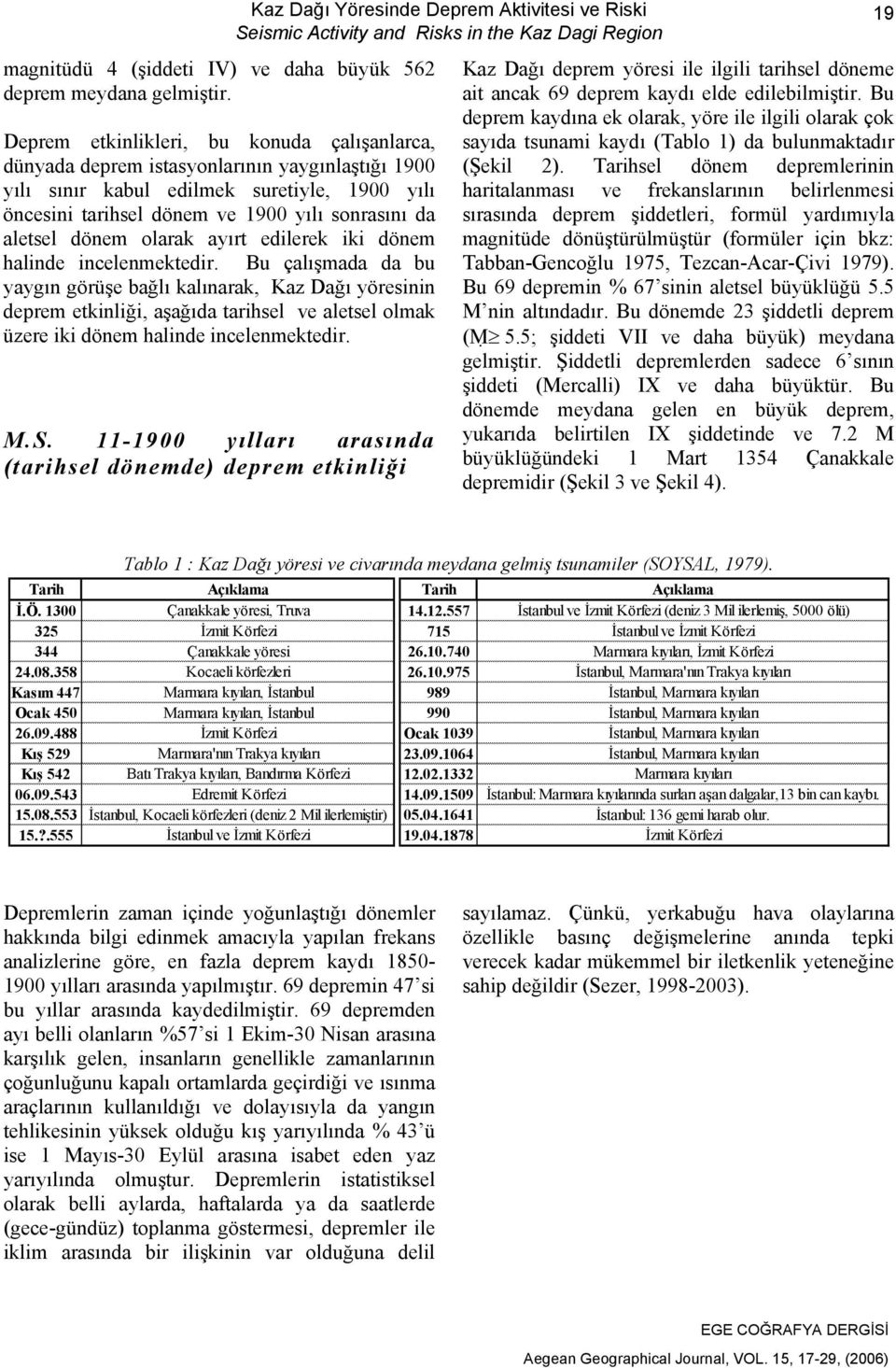 dönem olarak ayırt edilerek iki dönem halinde incelenmektedir.