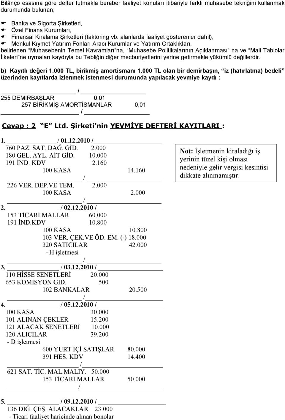 alanlarda faaliyet gösterenler dahil), Menkul Kıymet Yatırım Fonları Aracı Kurumlar ve Yatırım Ortaklıkları, belirlenen Muhasebenin Temel Kavramları na, Muhasebe Politikalarının Açıklanması na ve