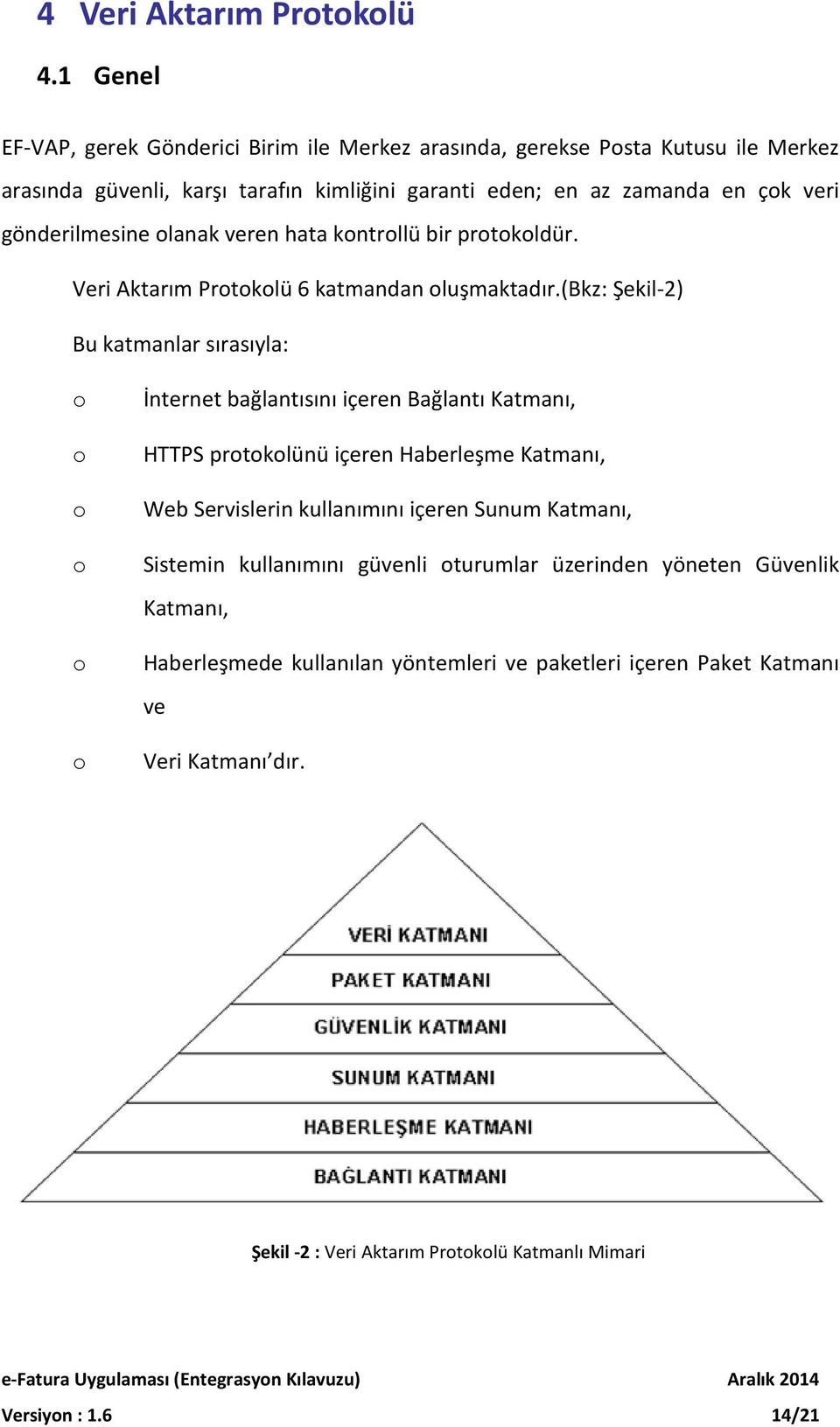 gönderilmesine olanak veren hata kontrollü bir protokoldür. Veri Aktarım Protokolü 6 katmandan oluşmaktadır.