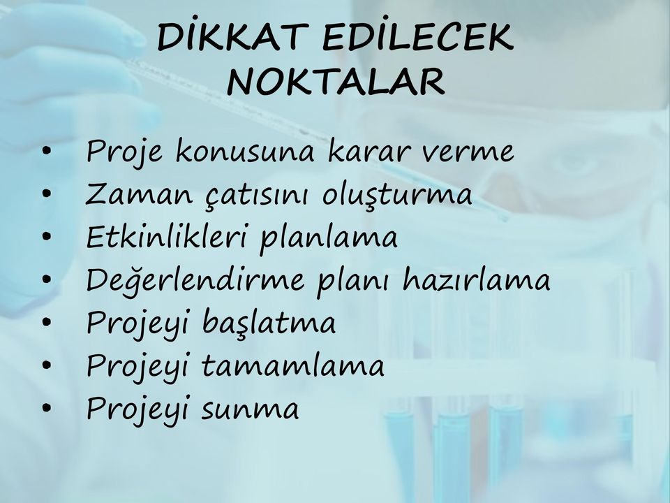 Etkinlikleri planlama Değerlendirme planı