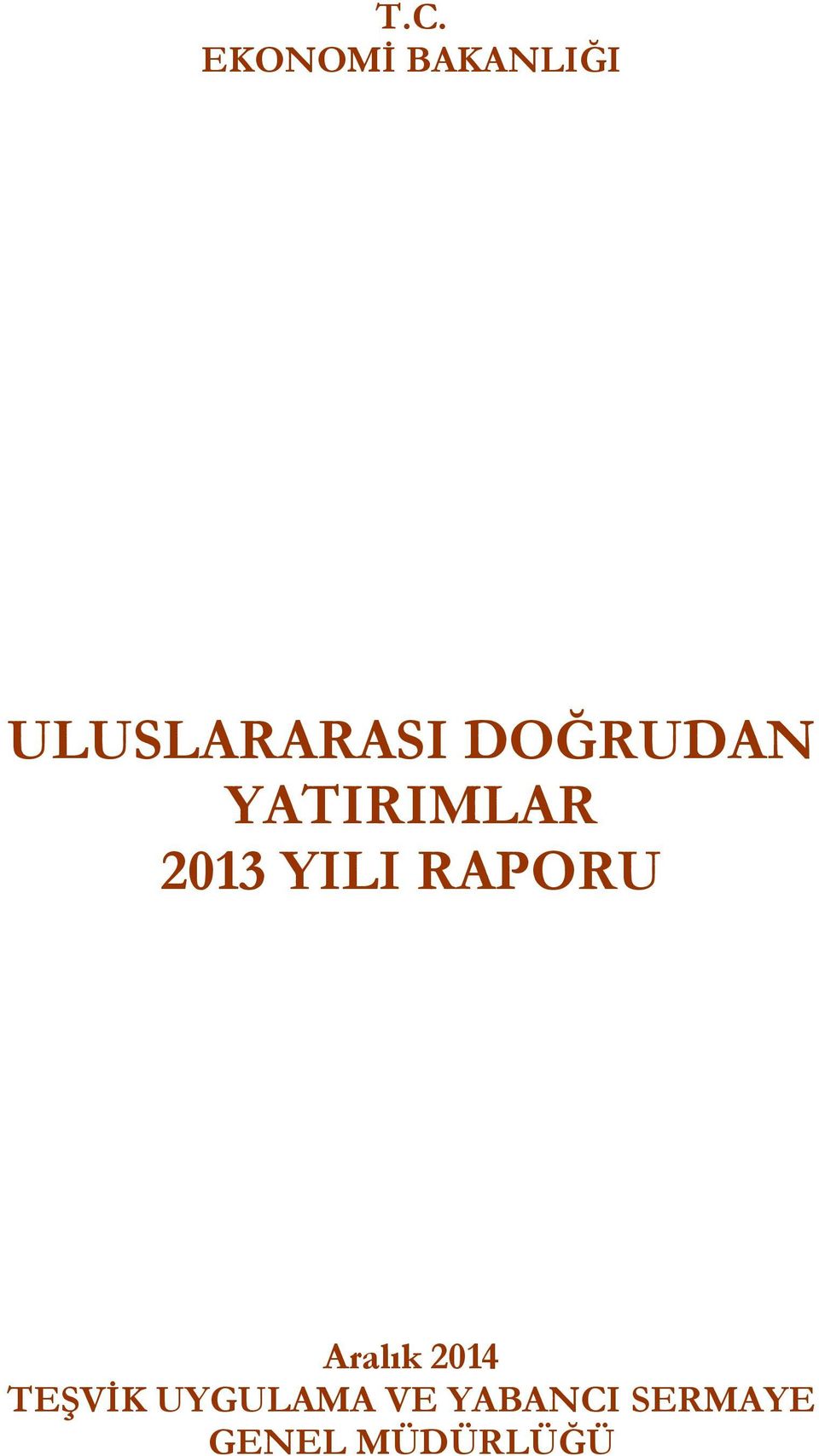 2013 YILI RAPORU Aralık 2014