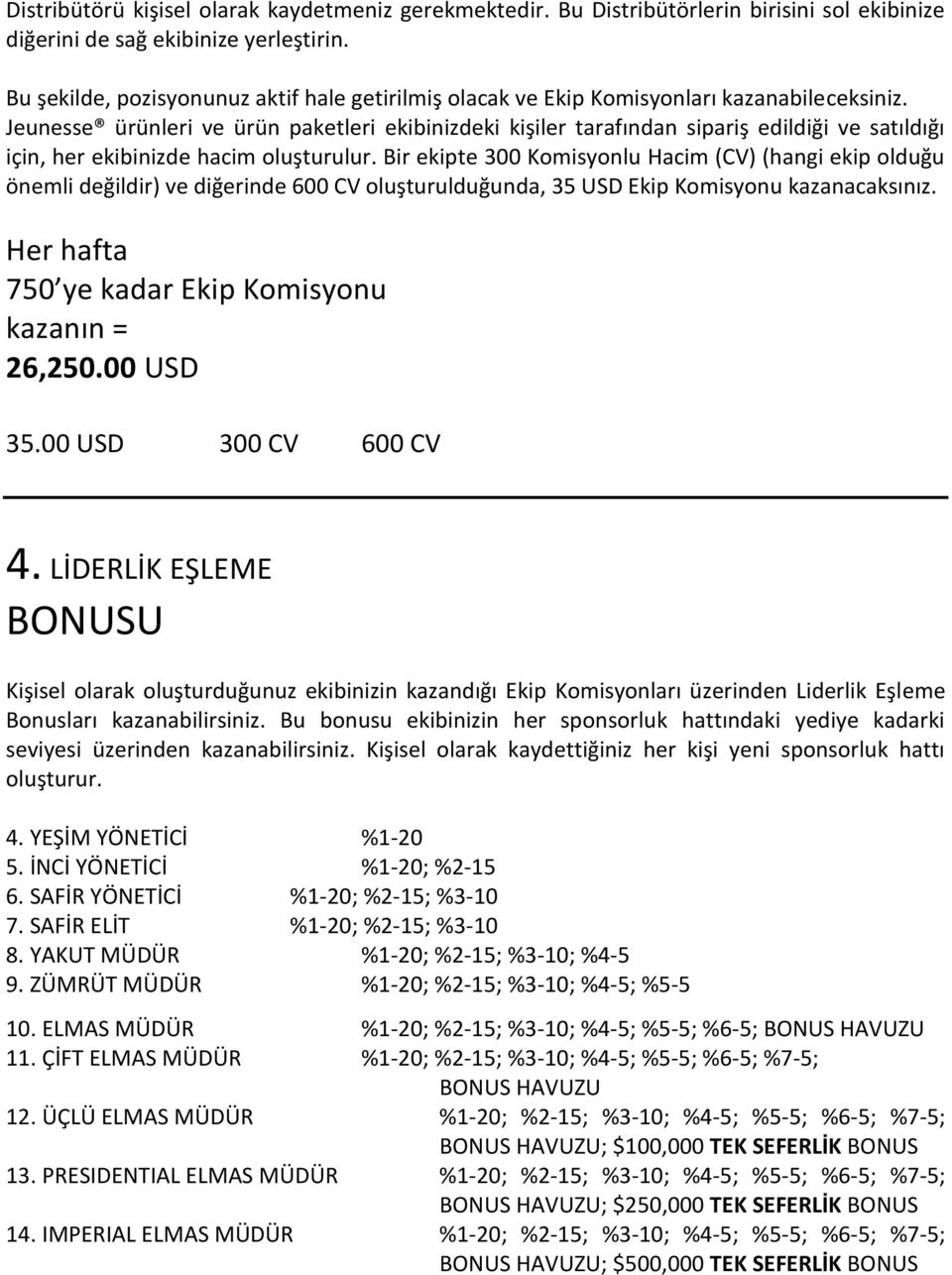 Jeunesse ürünleri ve ürün paketleri ekibinizdeki kişiler tarafından sipariş edildiği ve satıldığı için, her ekibinizde hacim oluşturulur.