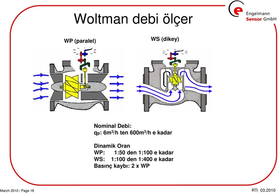 Dinamik Oran WP: 1:50 den 1:100 e kadar WS: 1:100