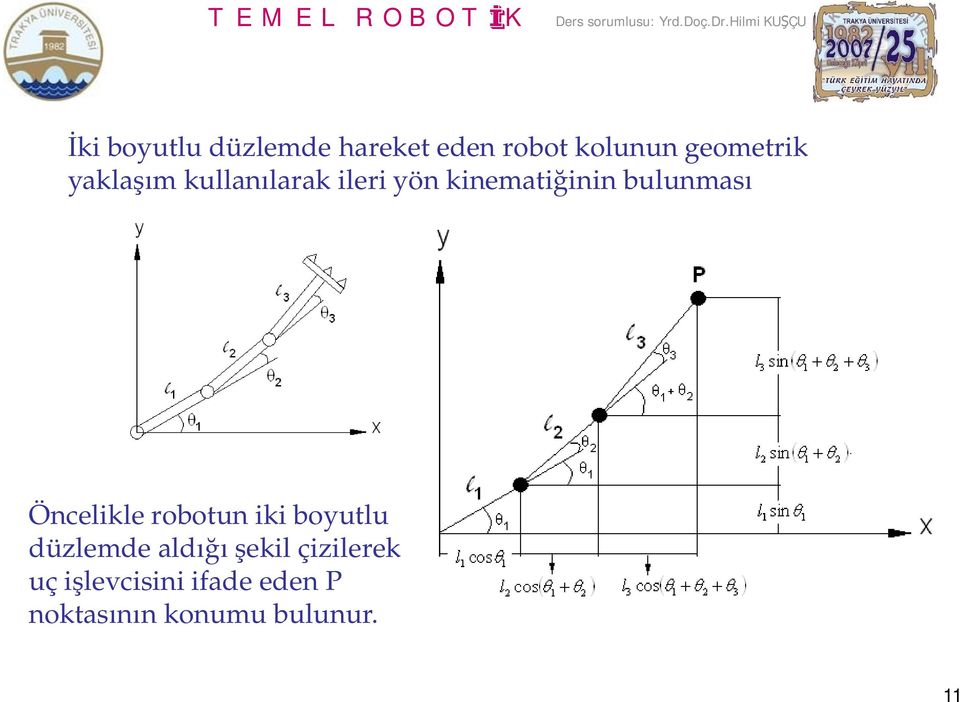 ç.D.Hm KUÇU boyutu düzemde haeet eden obot