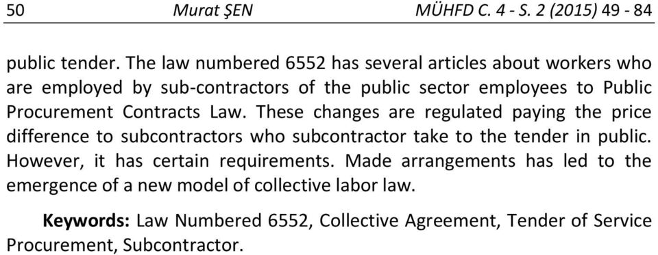 Procurement Contracts Law.