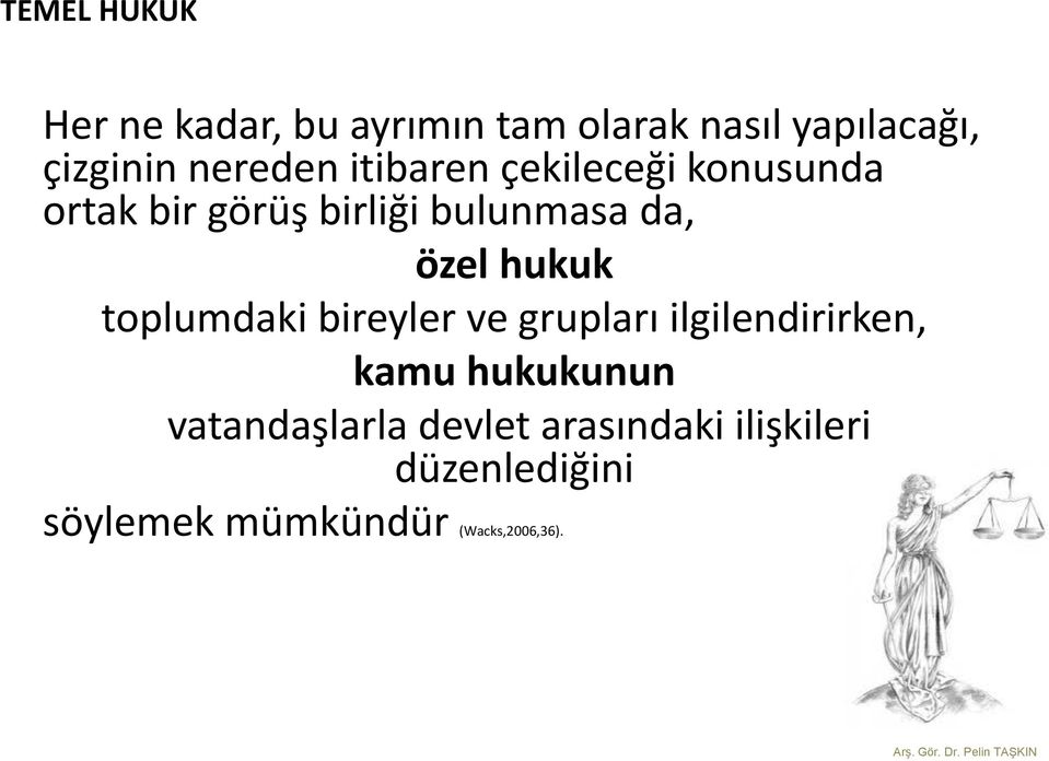 hukuk toplumdaki bireyler ve grupları ilgilendirirken, kamu hukukunun