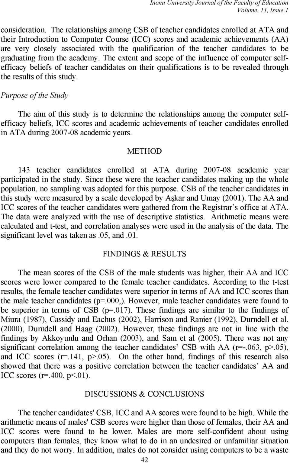 qualification of the teacher candidates to be graduating from the academy.