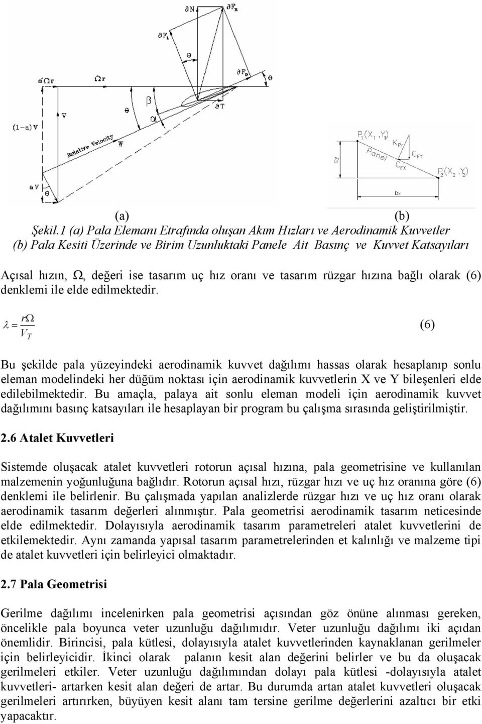 oranı ve tasarım rüzgar hızına bağlı olarak (6) denklemi ile elde edilmektedir.