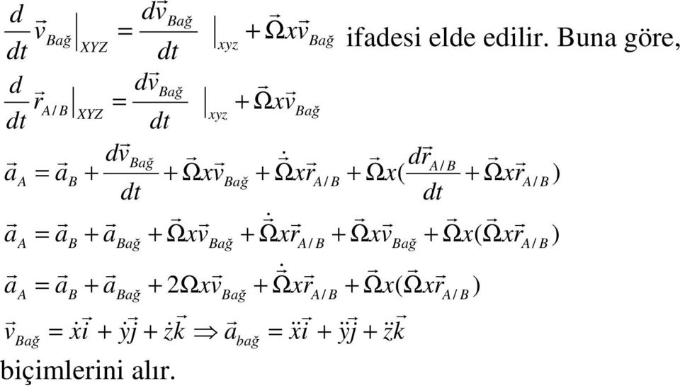 2 Ω xağ Ω x / Ωx( Ωx / xɺ i j ɺ zk ɺ a ɺɺ xi ɺɺ j ɺɺ zk ağ